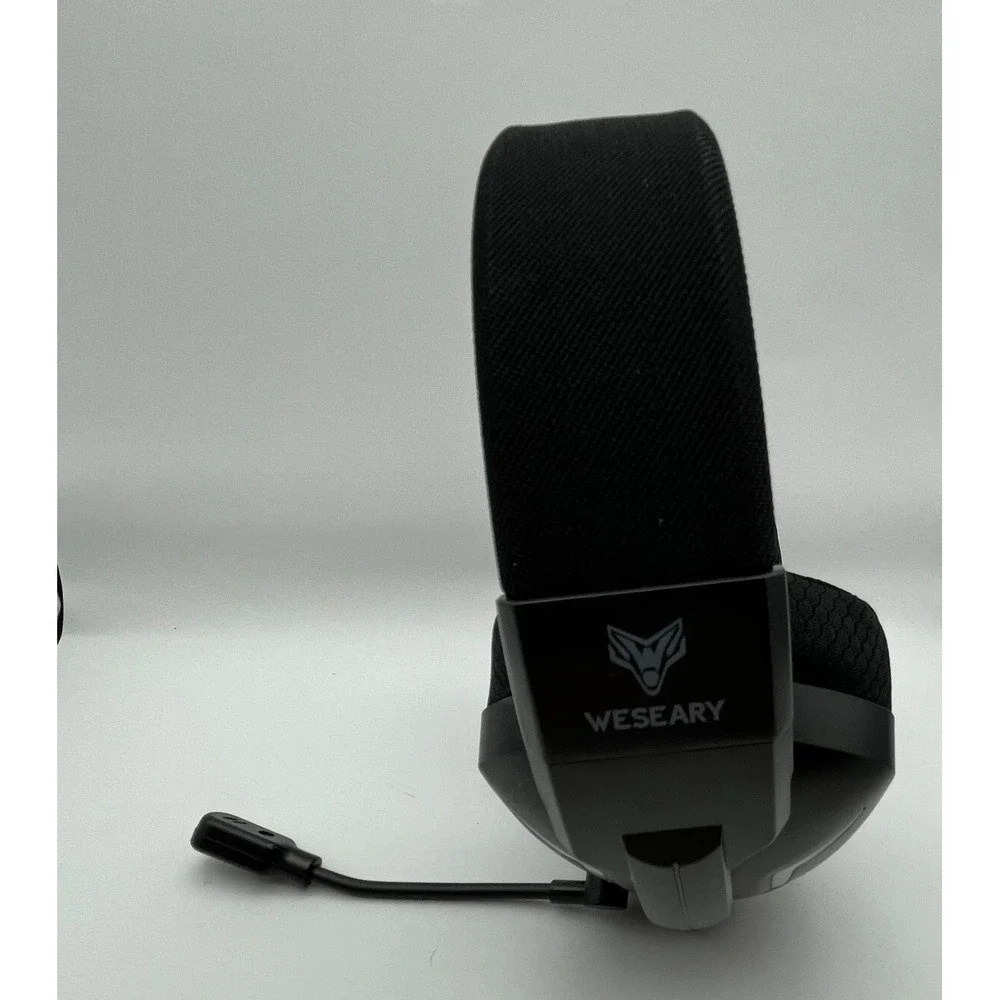 Weseary Wireless Bluetooth Gaming Headset USB Dongle Mic - No Charging Cable